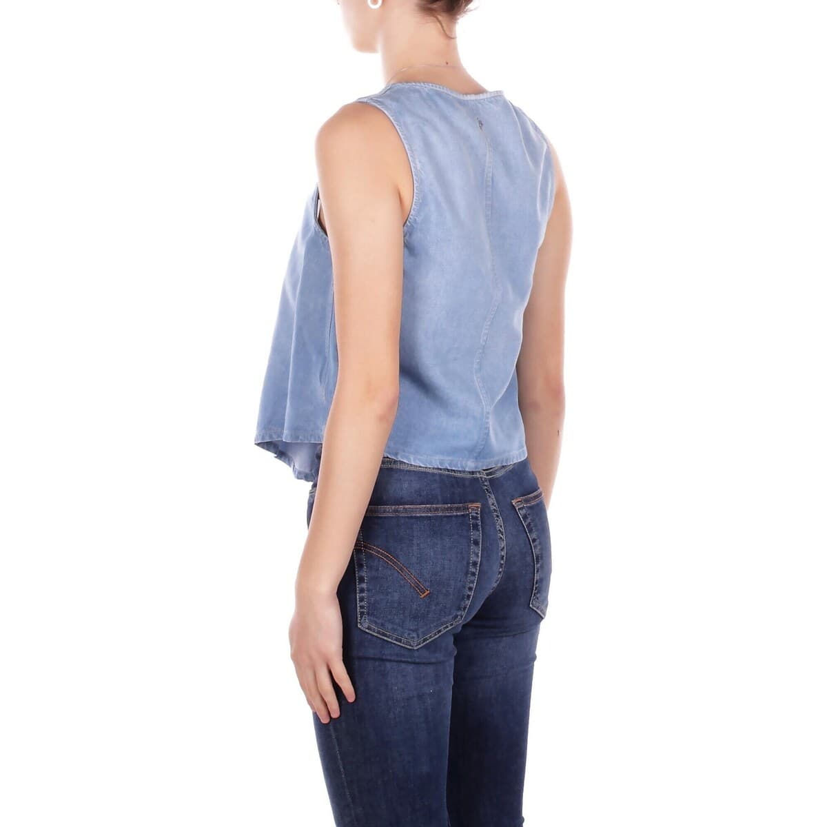 Women's Sleeveless Tops Dondup Blue