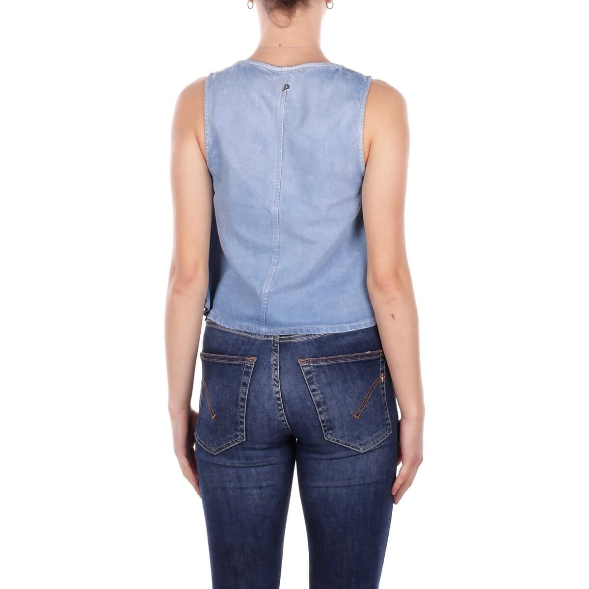Women's Sleeveless Tops Dondup Blue