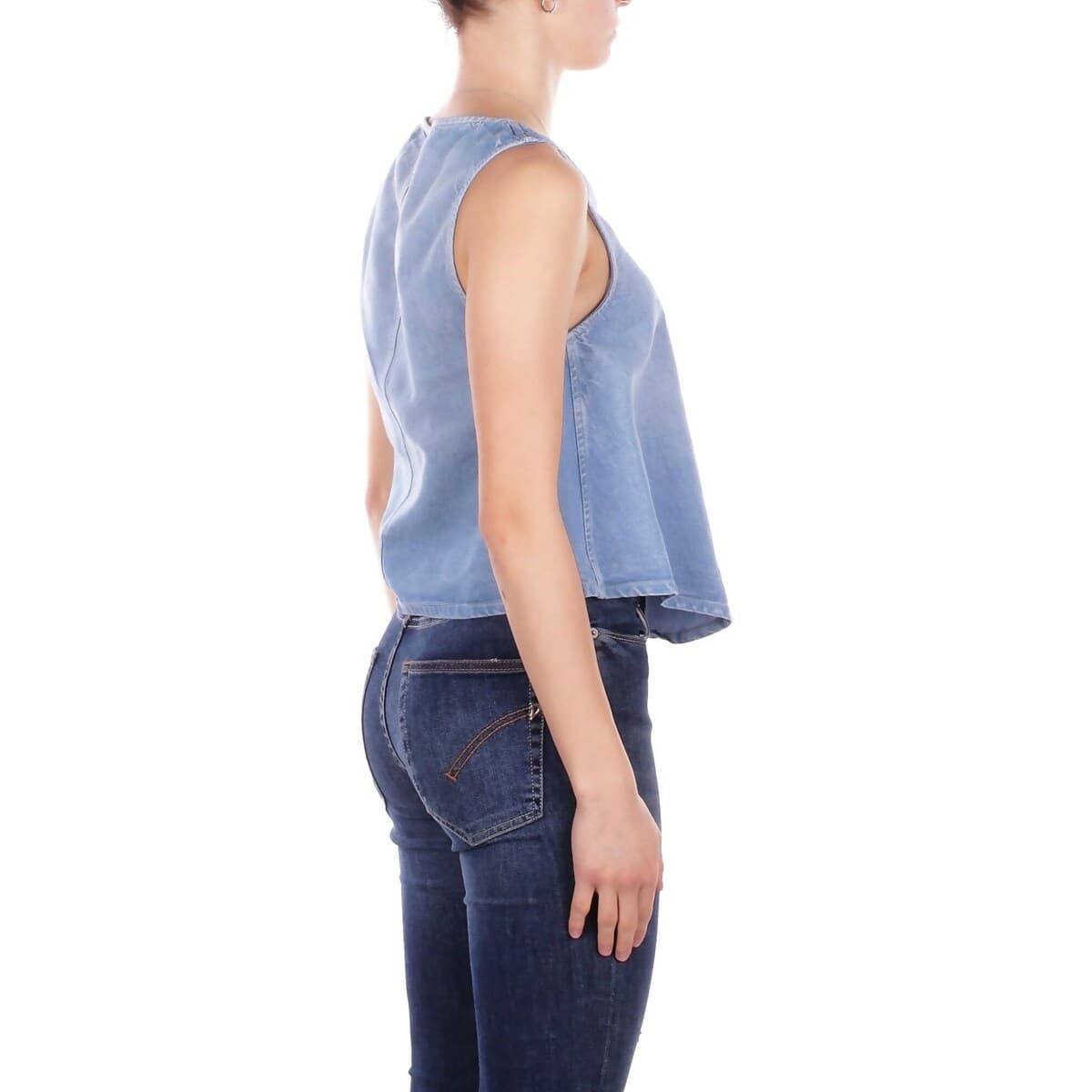 Women's Sleeveless Tops Dondup Blue