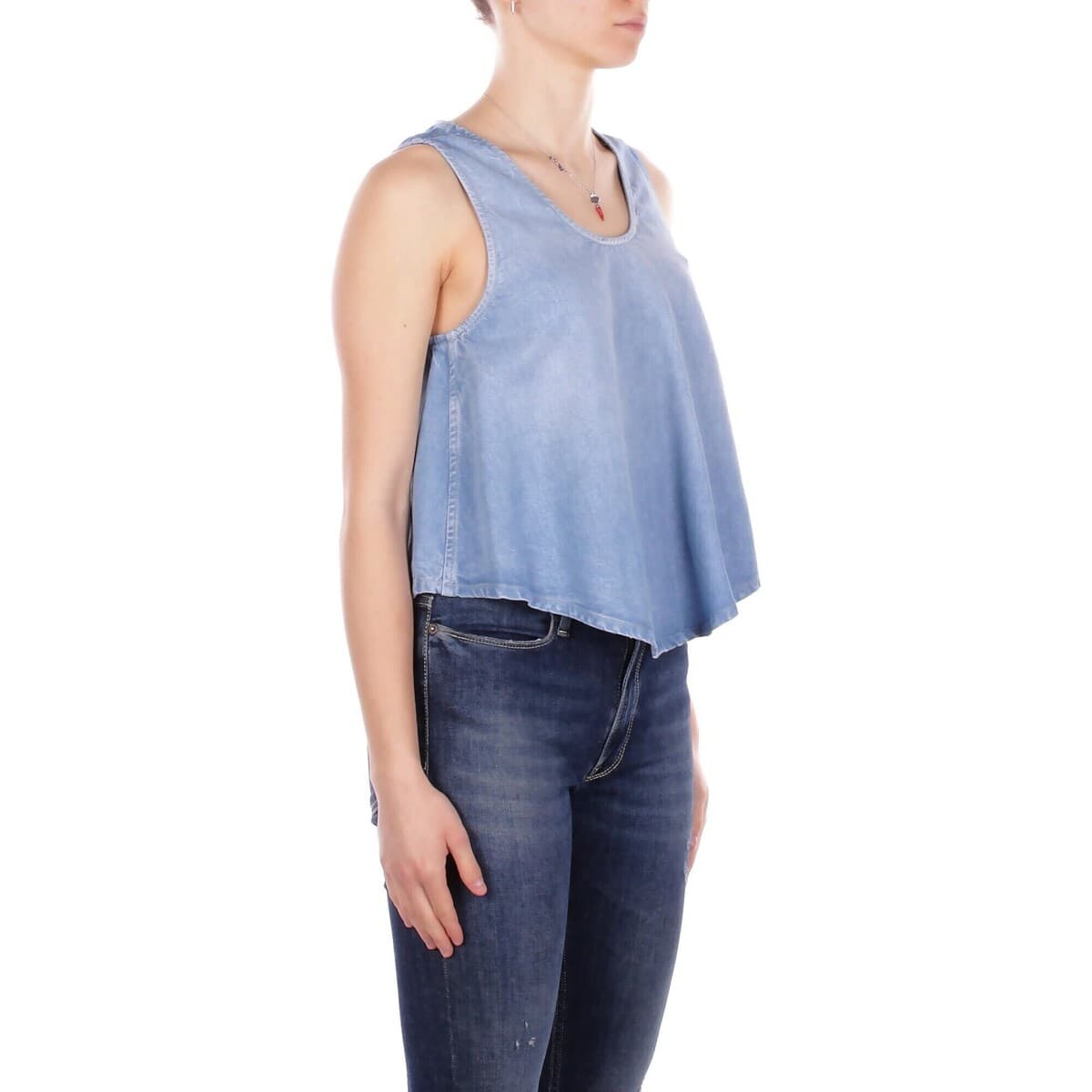 Women's Sleeveless Tops Dondup Blue