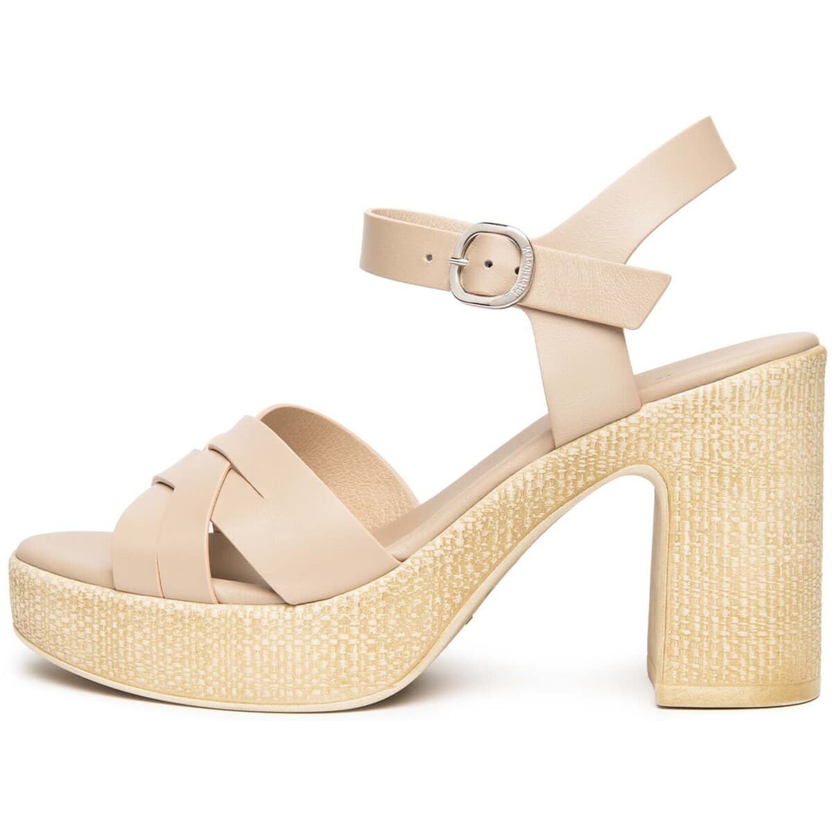 Σανδάλια με τακούνι NeroGiardini Tamigi Pu.Monod.Meda