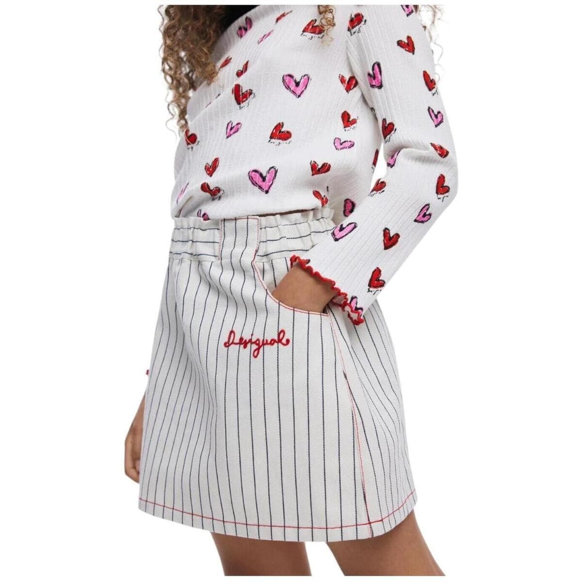 Women's Skirts Desigual White