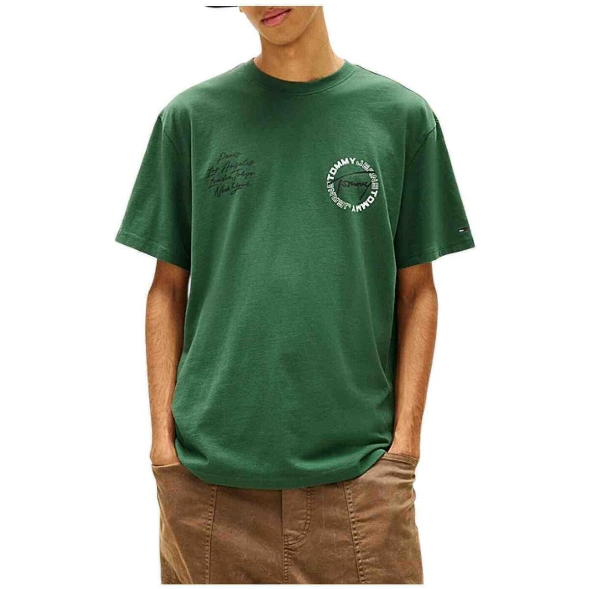 Men's T-Shirts Tommy Hilfiger Green