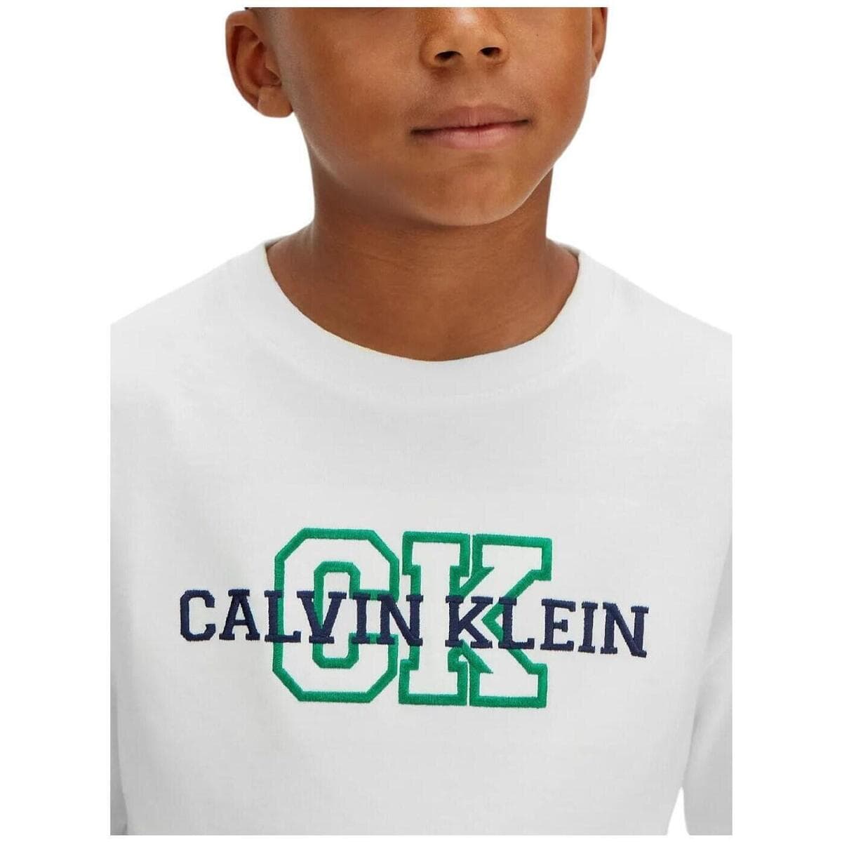 Boys' T-Shirts Calvin Klein White