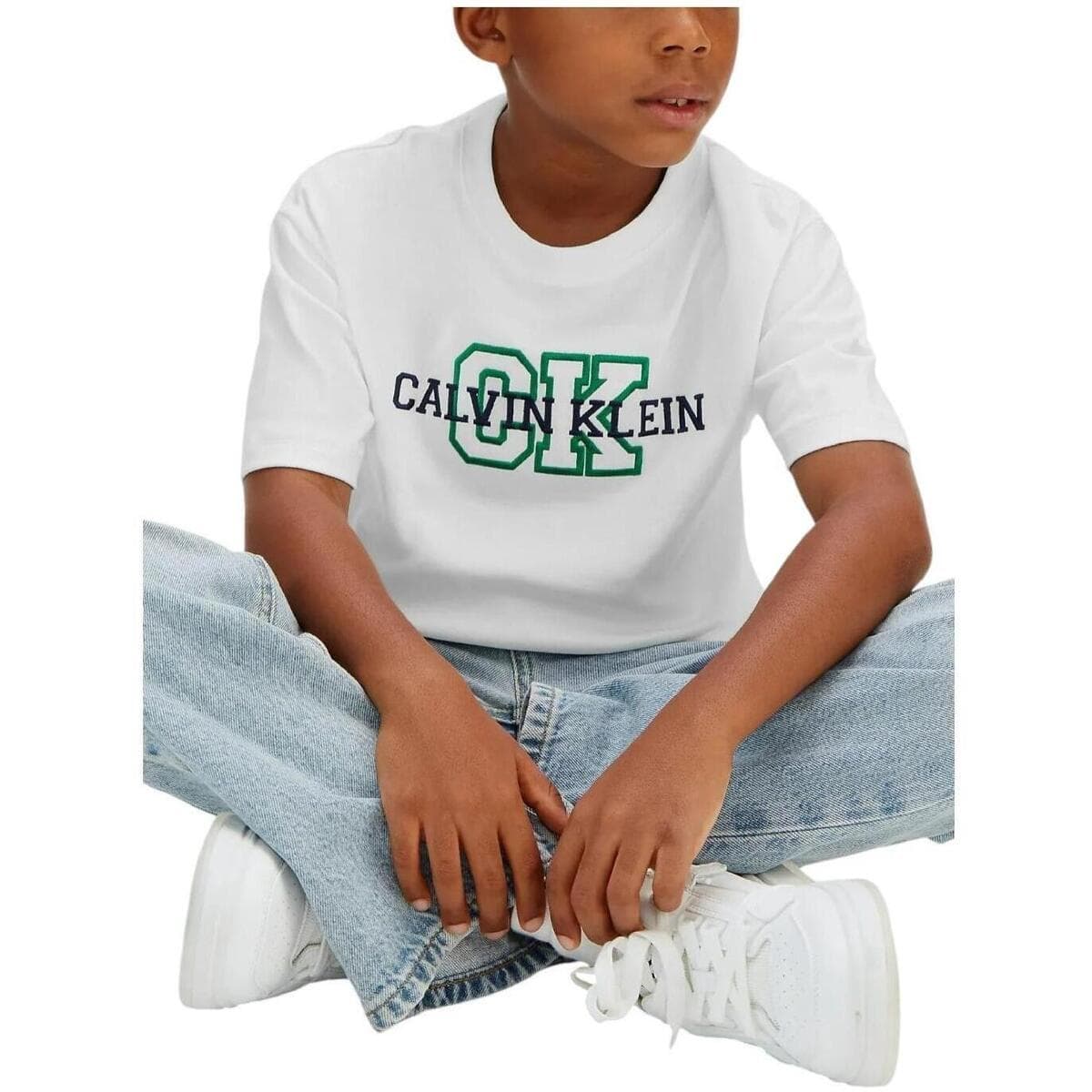 Boys' T-Shirts Calvin Klein White