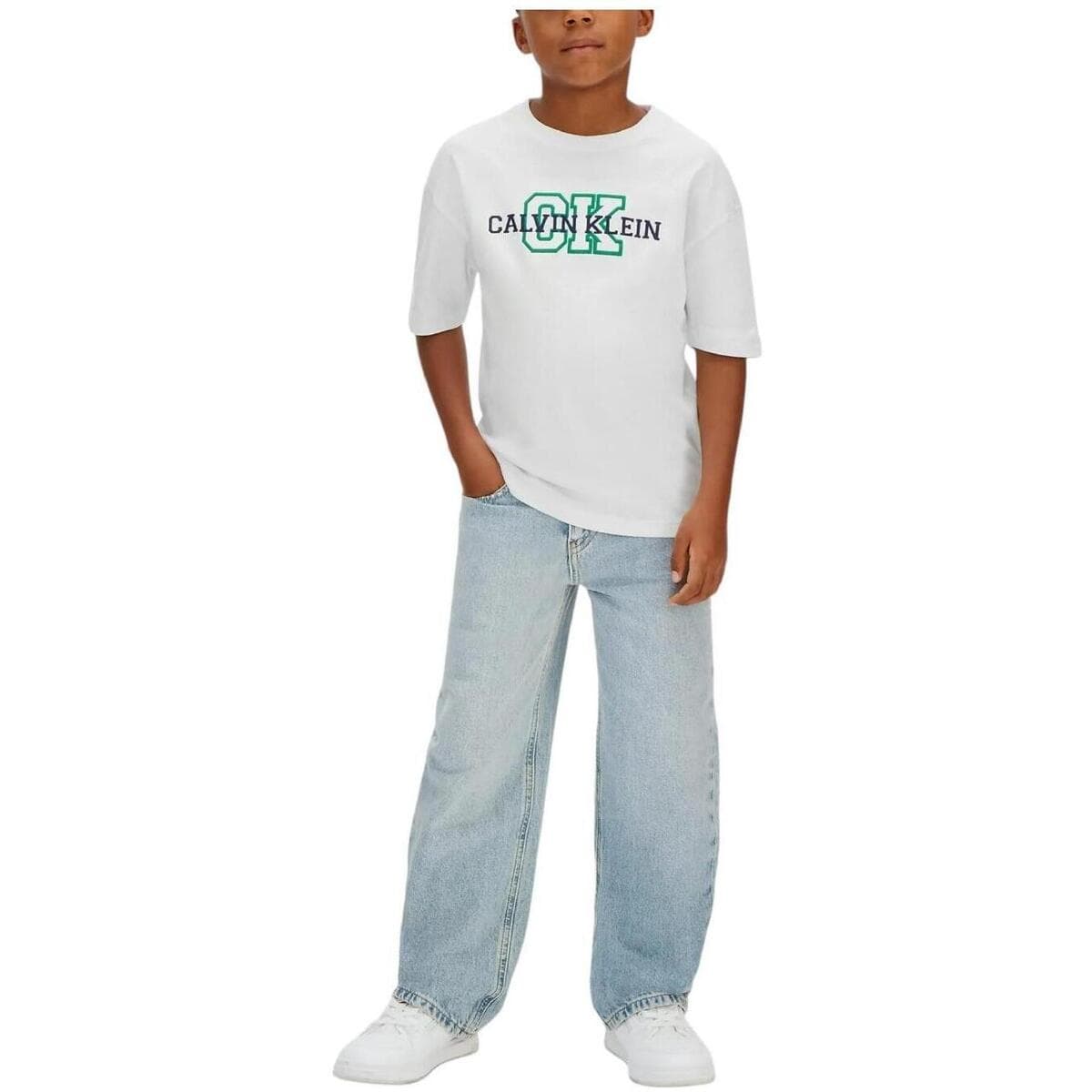 Boys' T-Shirts Calvin Klein White