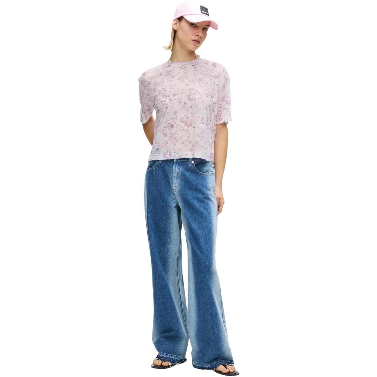 Women's T-Shirts Karl Lagerfeld Pink