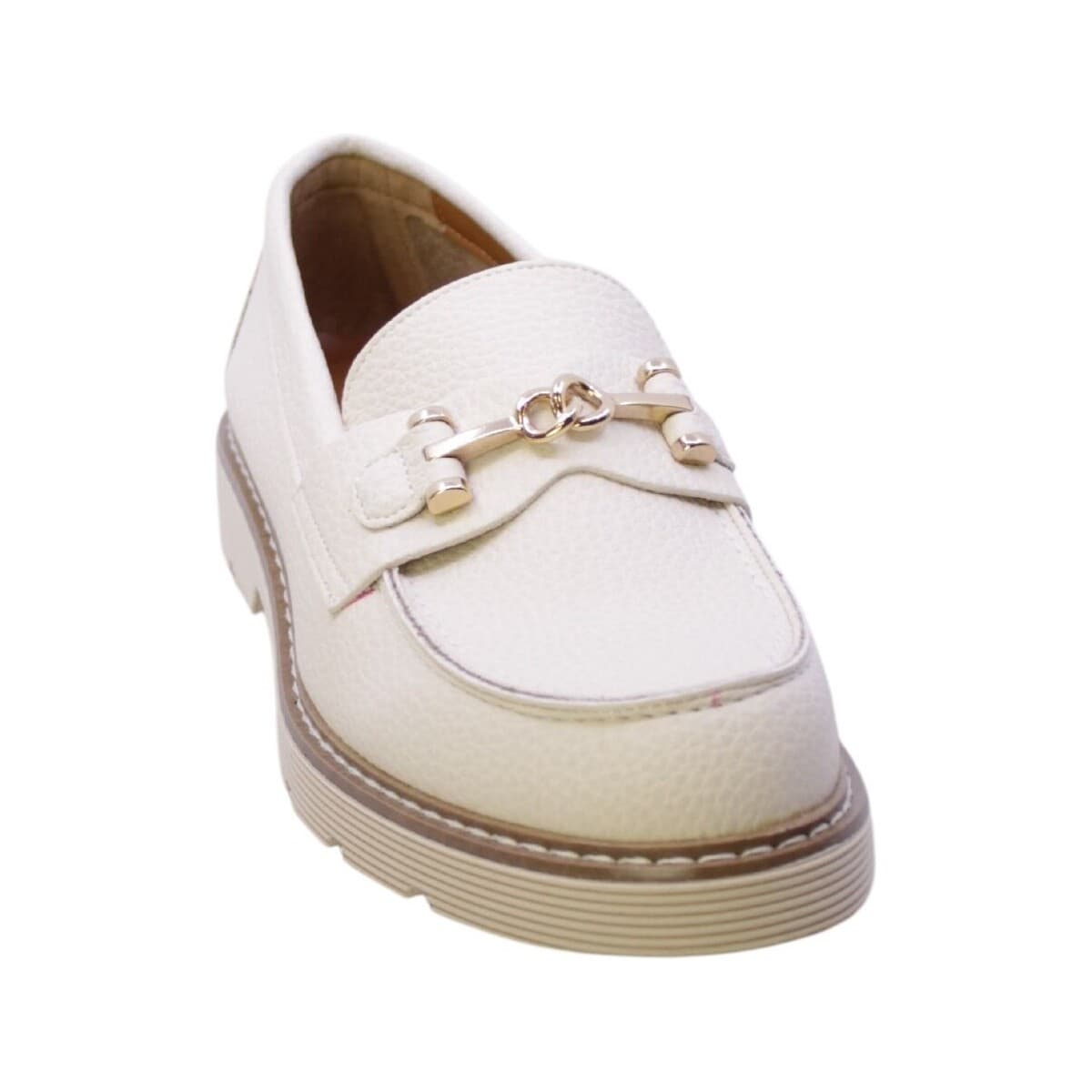 Women's Loafers Nacree White