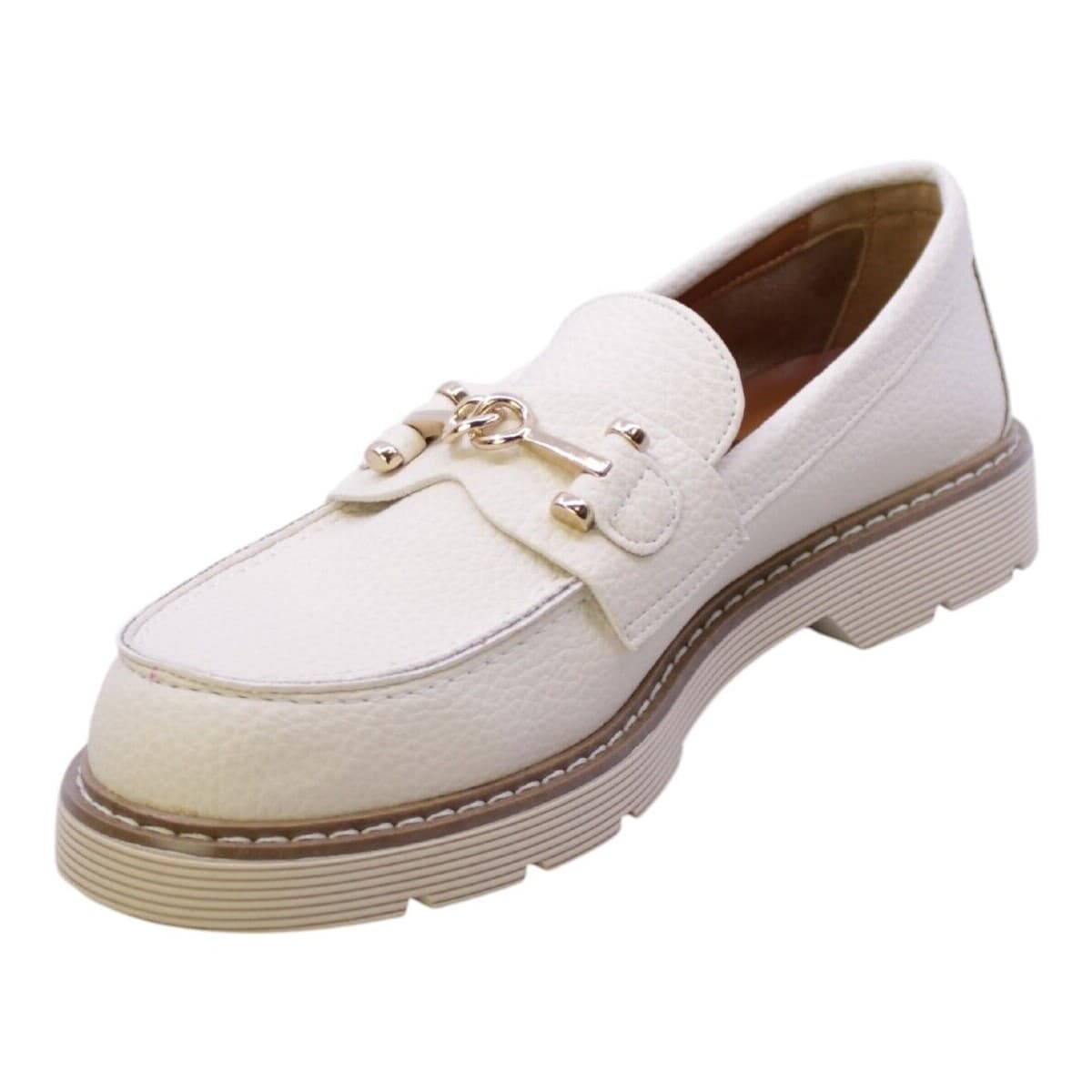 Women's Loafers Nacree White