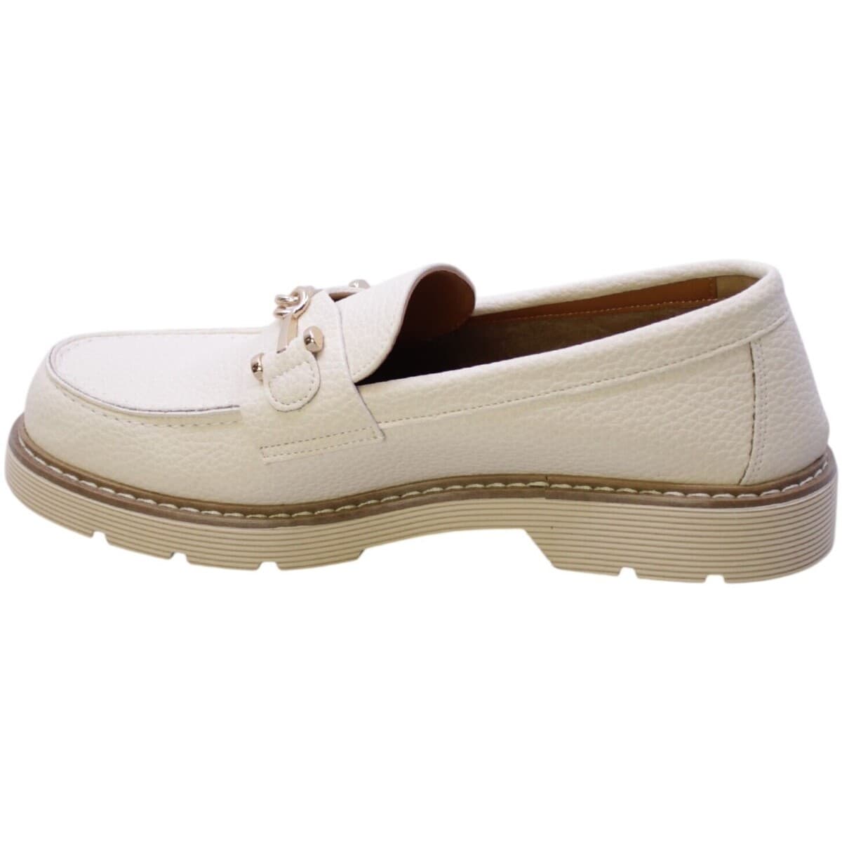 Women's Loafers Nacree White