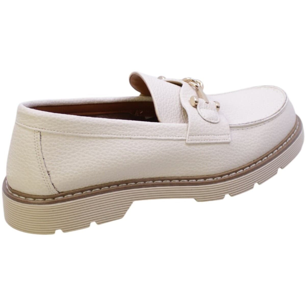 Women's Loafers Nacree White