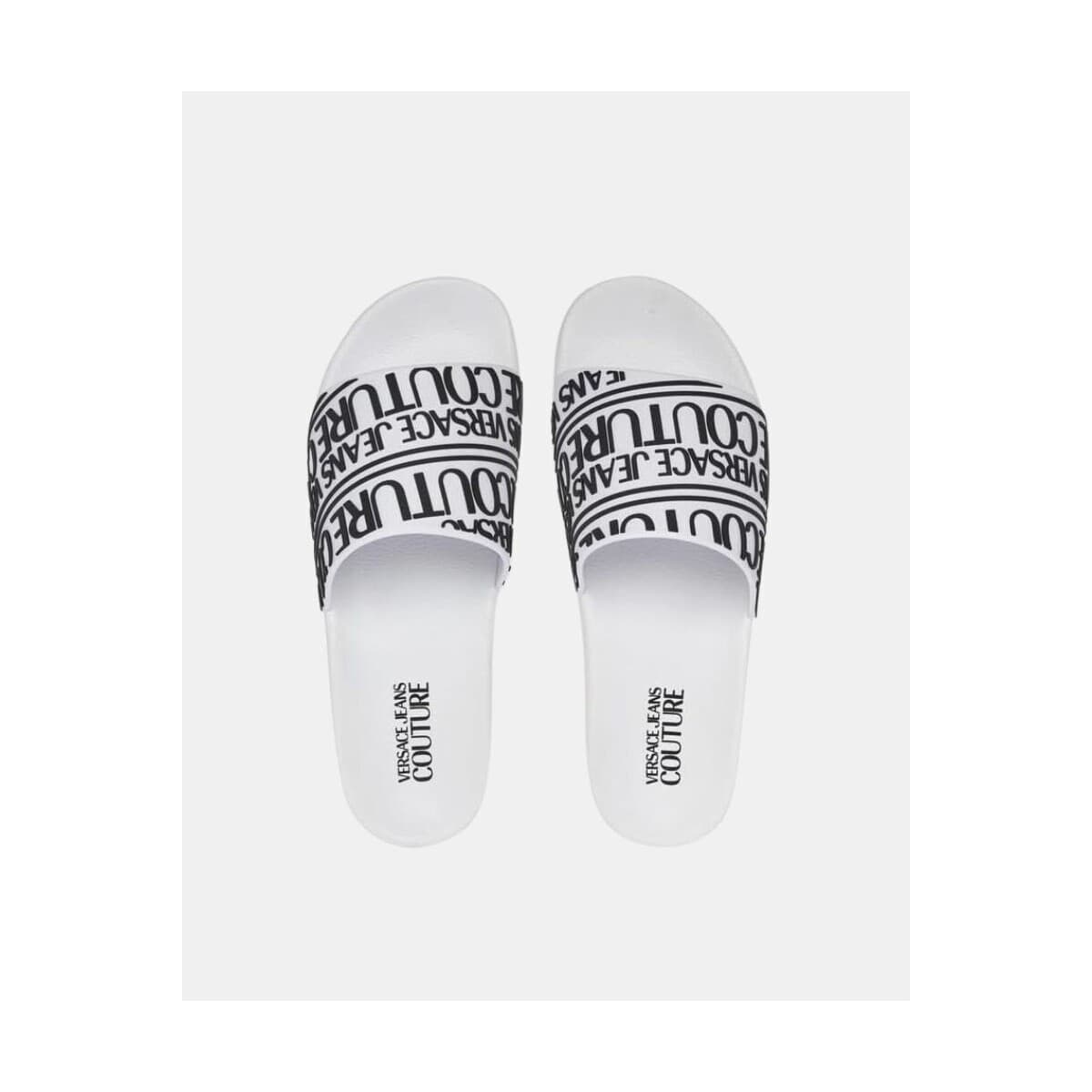 Men's Flip Flops Versace White