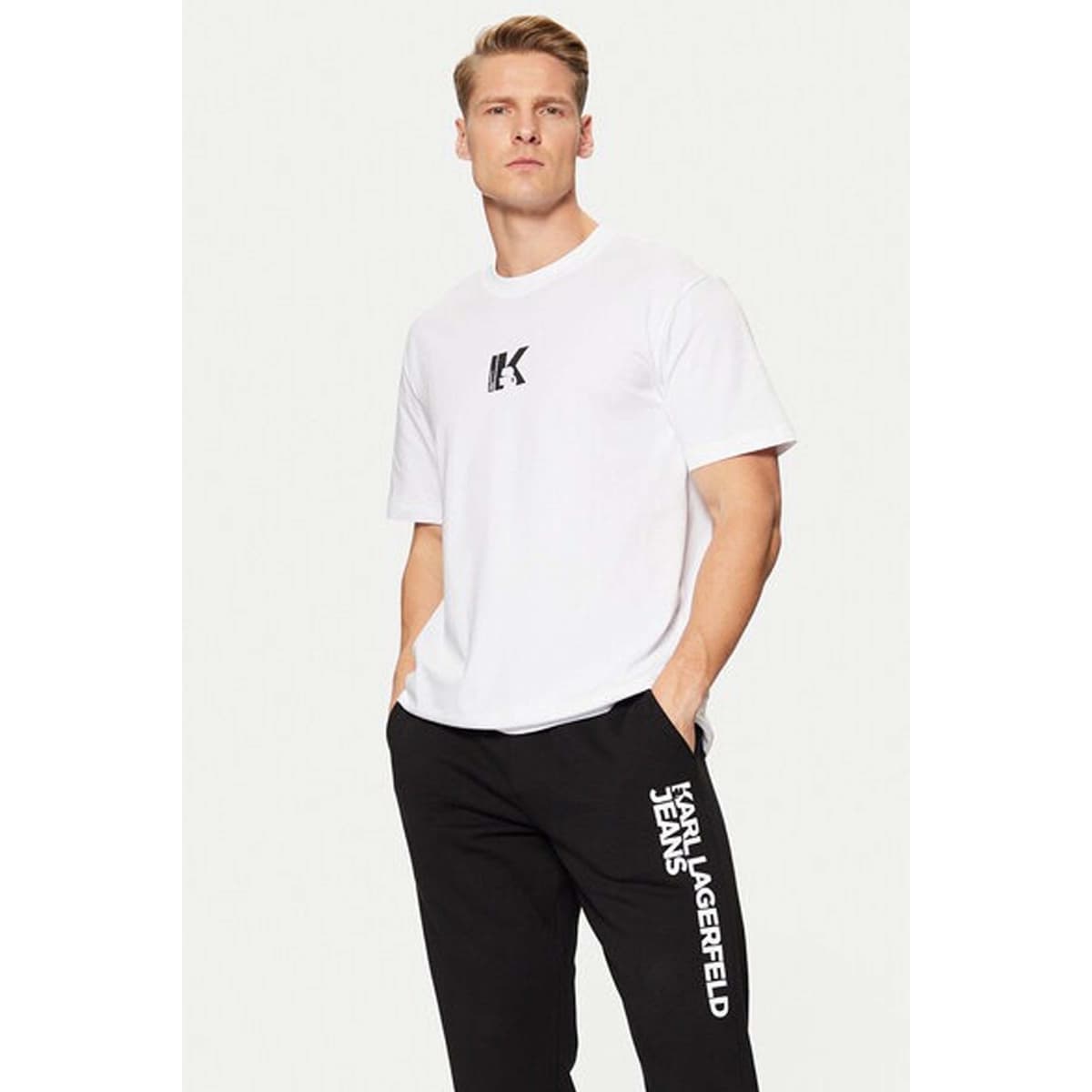 Men's T-Shirts Karl Lagerfeld White