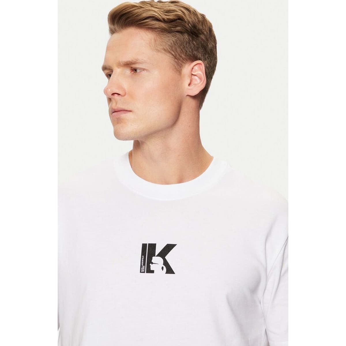 Men's T-Shirts Karl Lagerfeld White