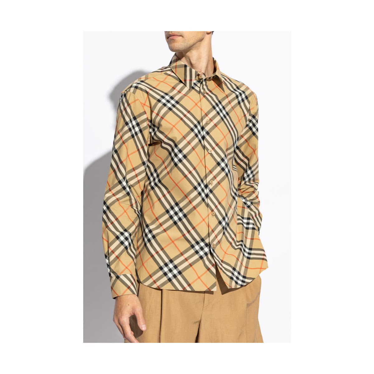 Men's Shirts Burberry Beige