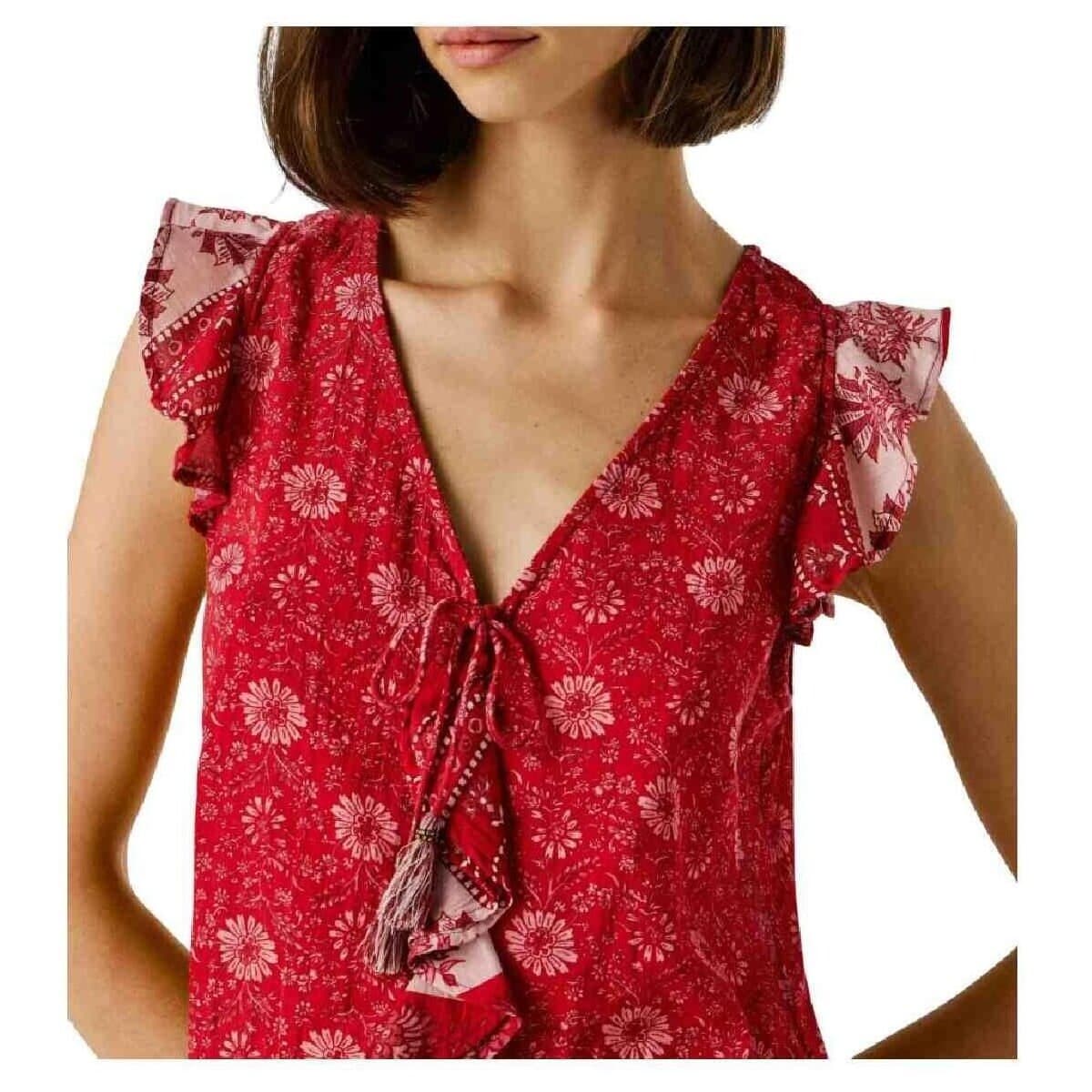 Women's T-Shirts Pepe Jeans Red