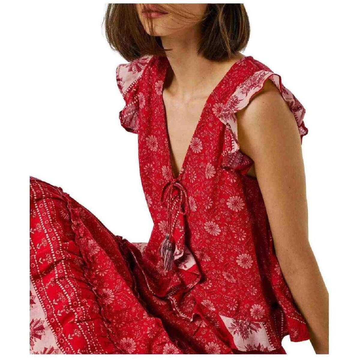 Women's T-Shirts Pepe Jeans Red