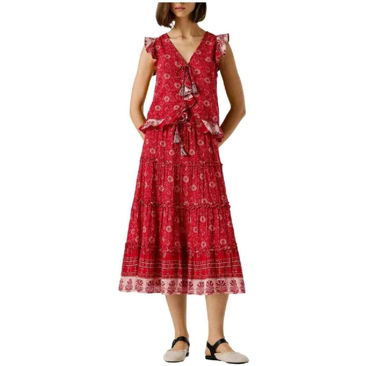 Women's T-Shirts Pepe Jeans Red