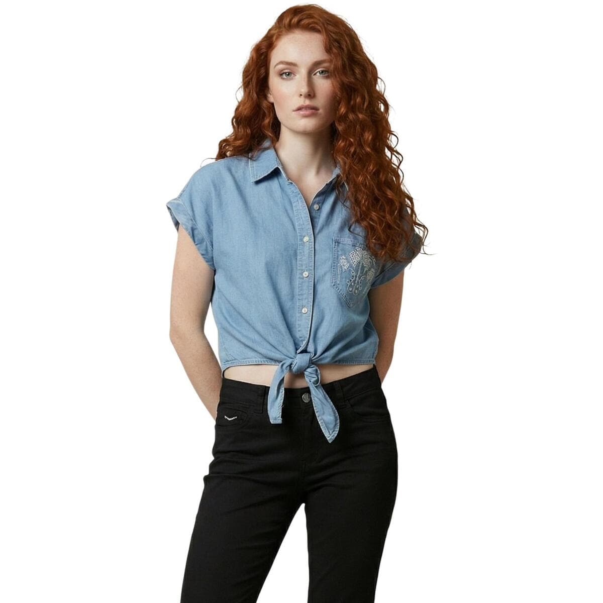 Women's Shirts Guess Blue