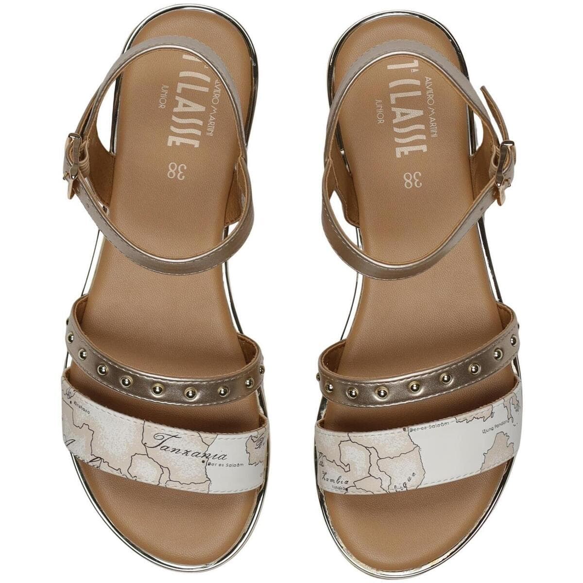 Women's Sandals Alviero Martini Gold