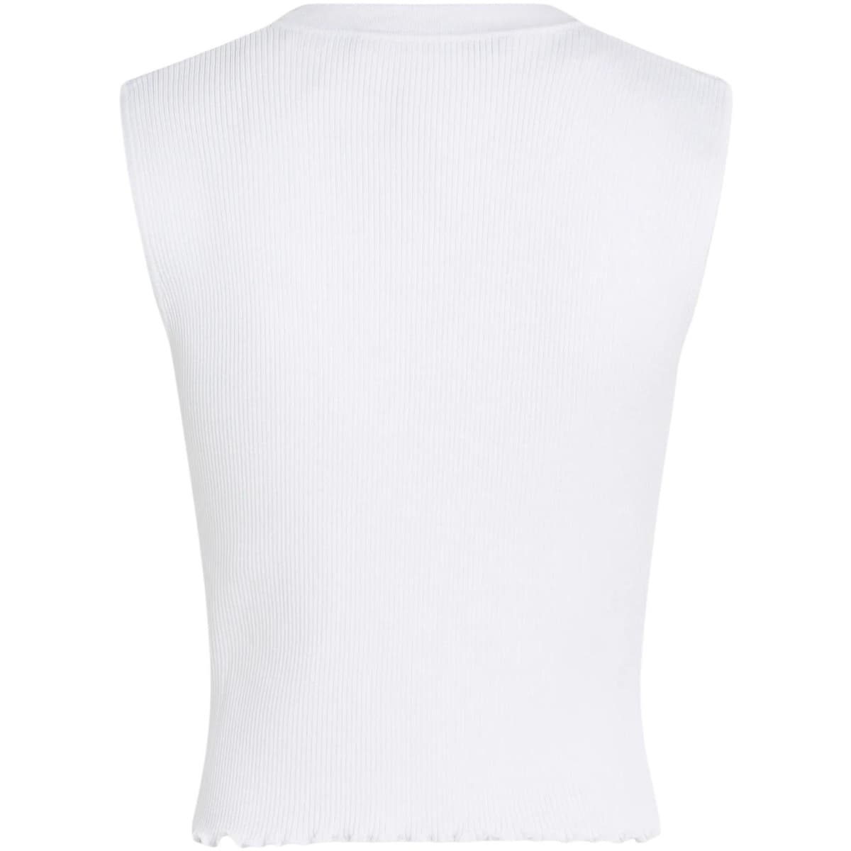Women's Sleeveless Tops Karl Lagerfeld White