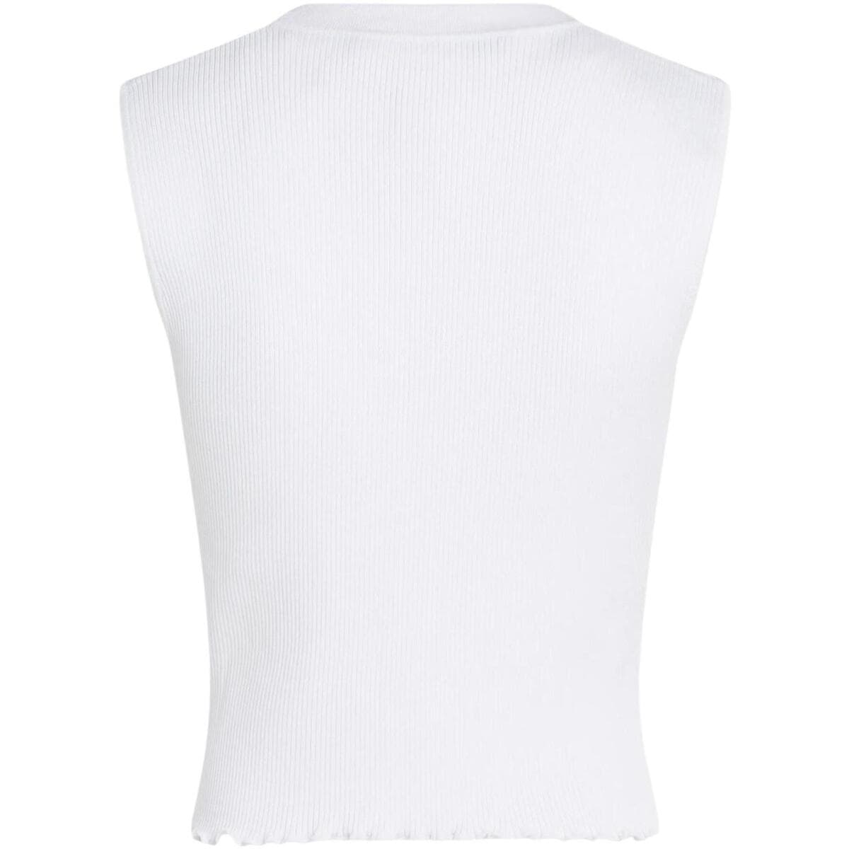 Women's Sleeveless Tops Karl Lagerfeld White