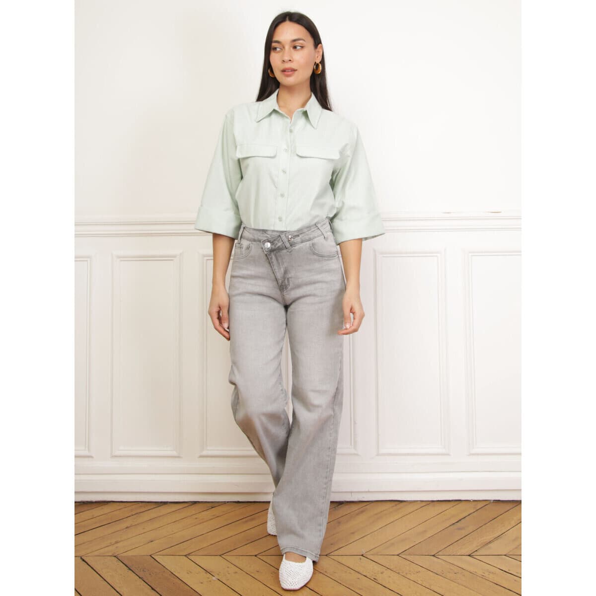 Women's Jeans La Modeuse Gray