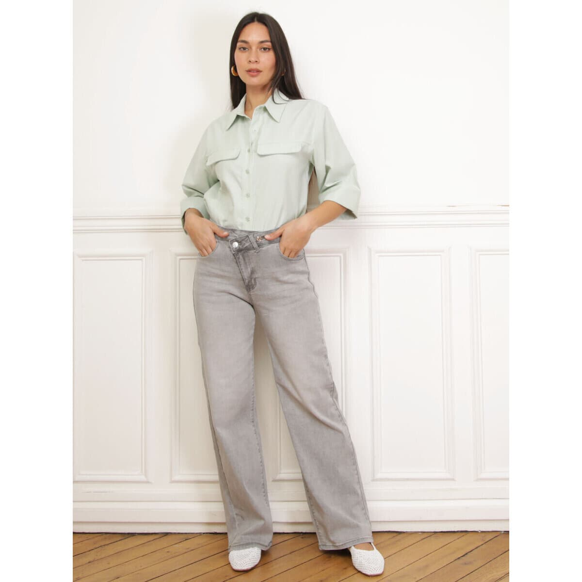 Women's Jeans La Modeuse Gray