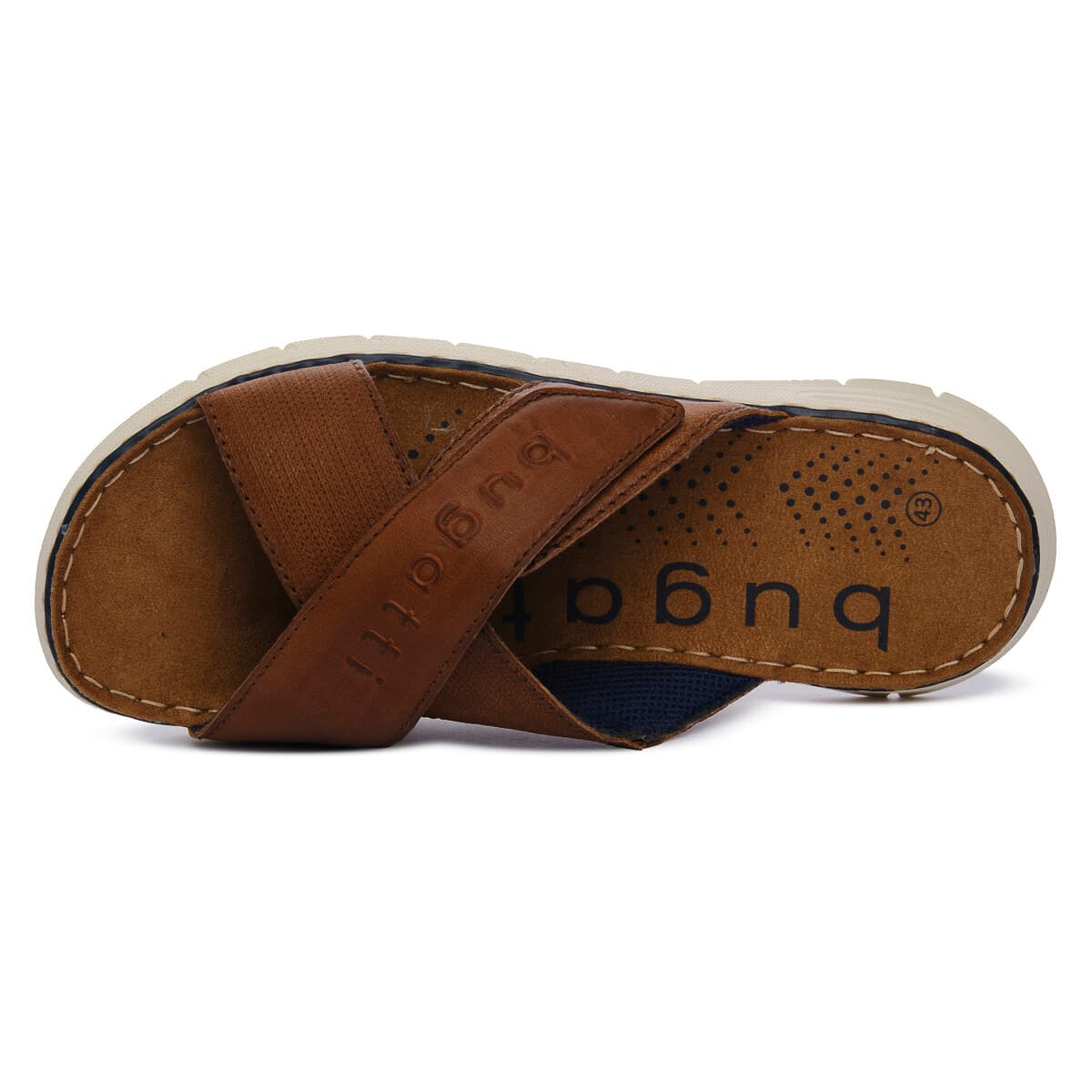 Men's Mules Bugatti Brown