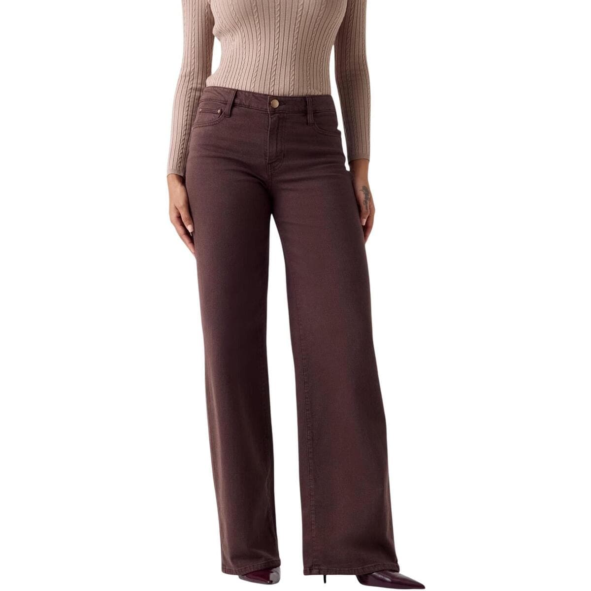Women's Pants Guess Brown