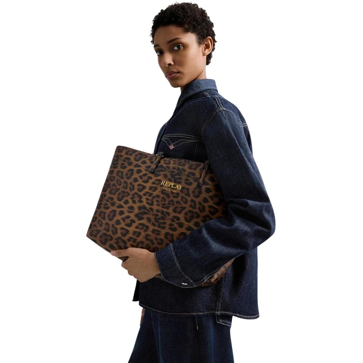 Women's Tote Bags Replay Black