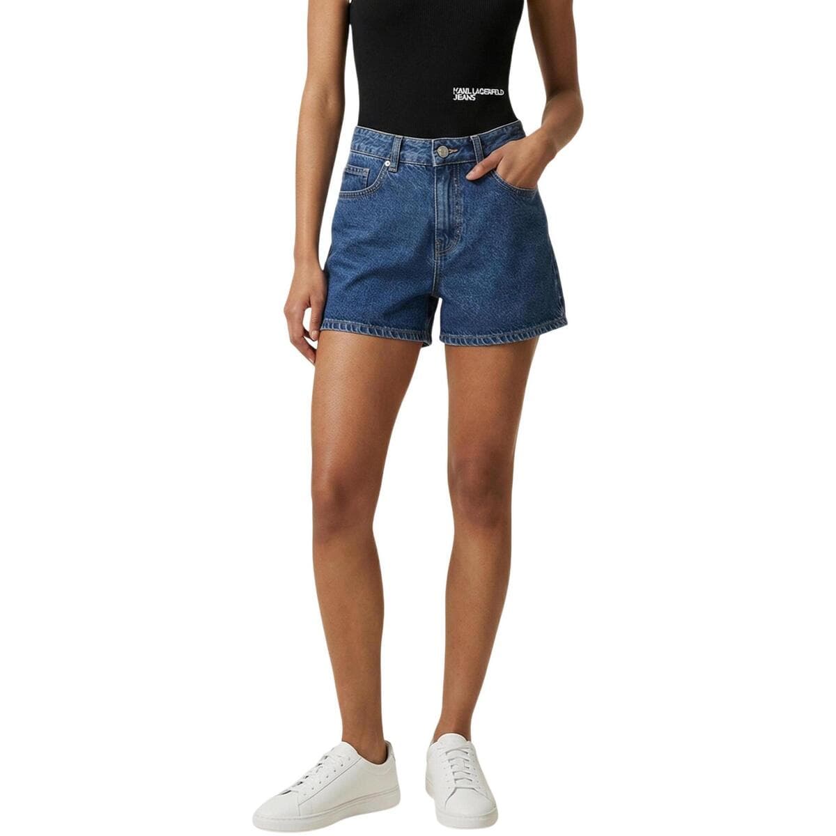 Women's Shorts Karl Lagerfeld Blue