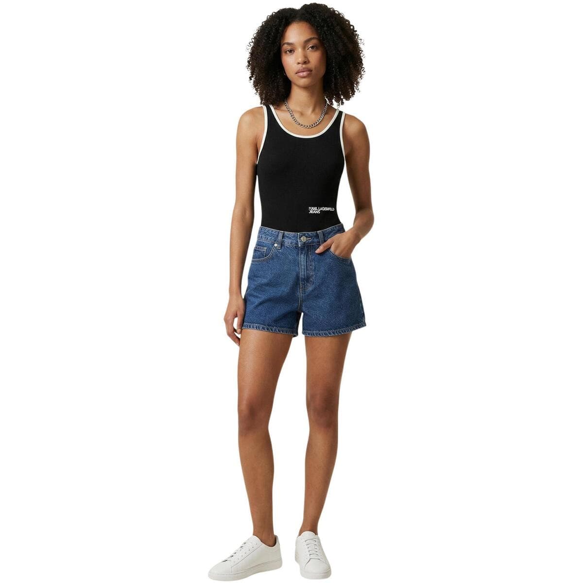 Women's Shorts Karl Lagerfeld Blue