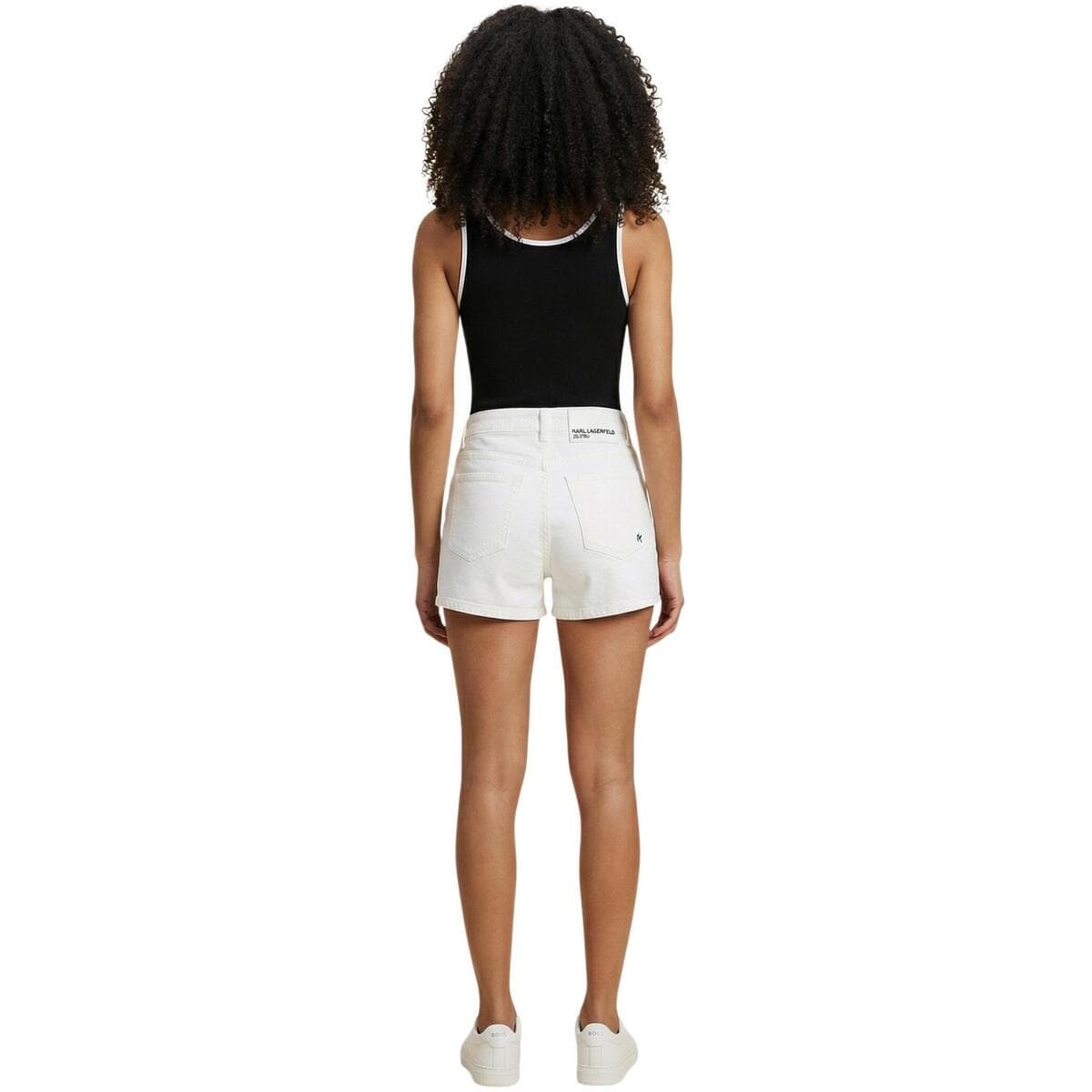 Women's Shorts Karl Lagerfeld White