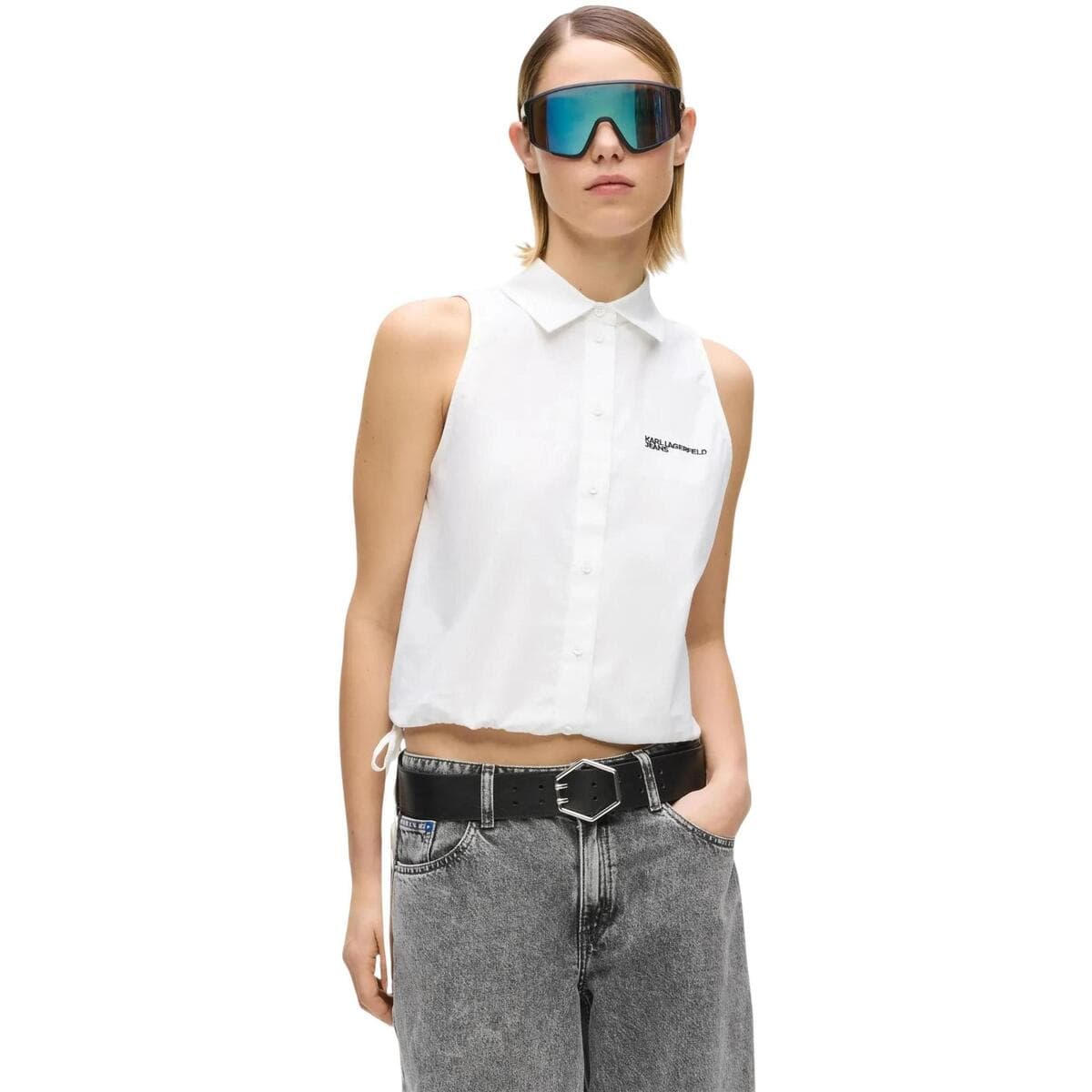 Women's Shirts Karl Lagerfeld White