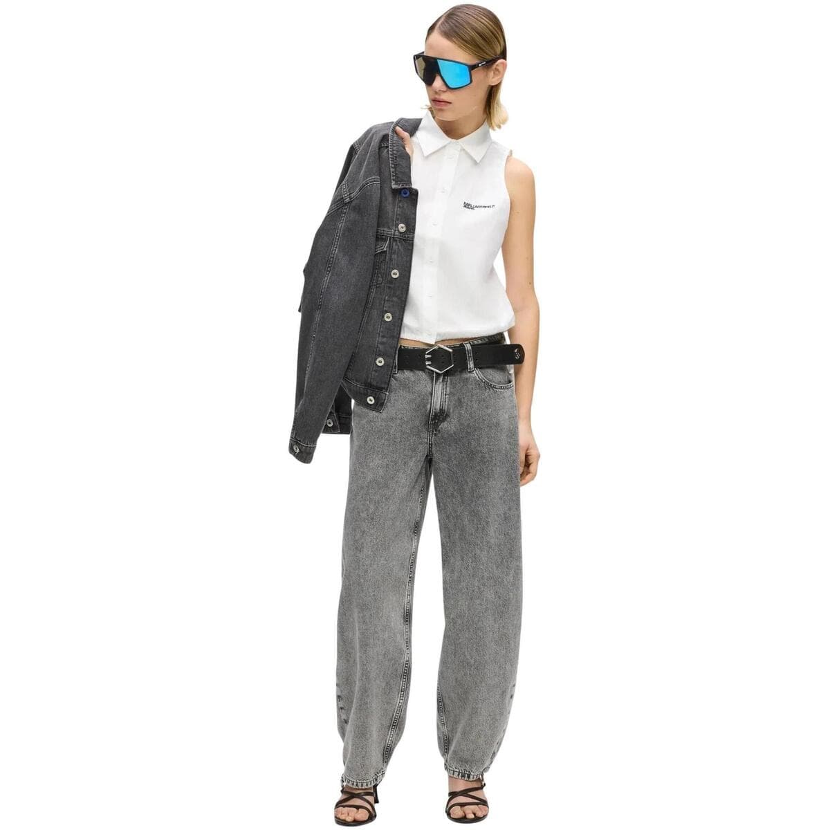 Women's Shirts Karl Lagerfeld White