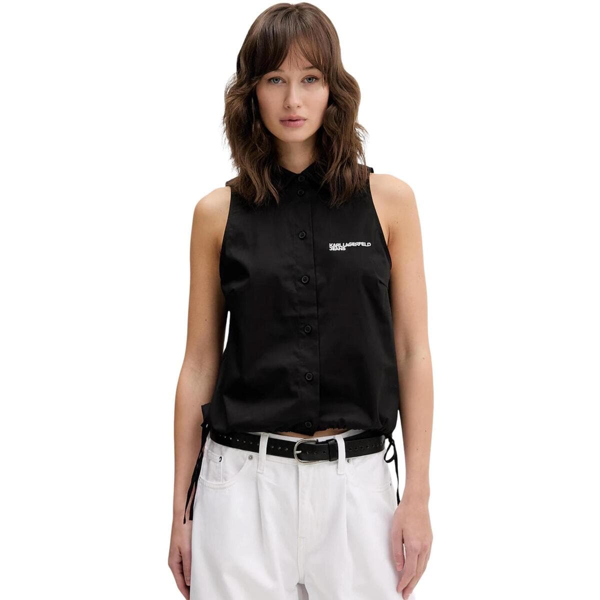 Πουκάμισα Karl Lagerfeld KLJ Sleeveless Blouse B2W11020