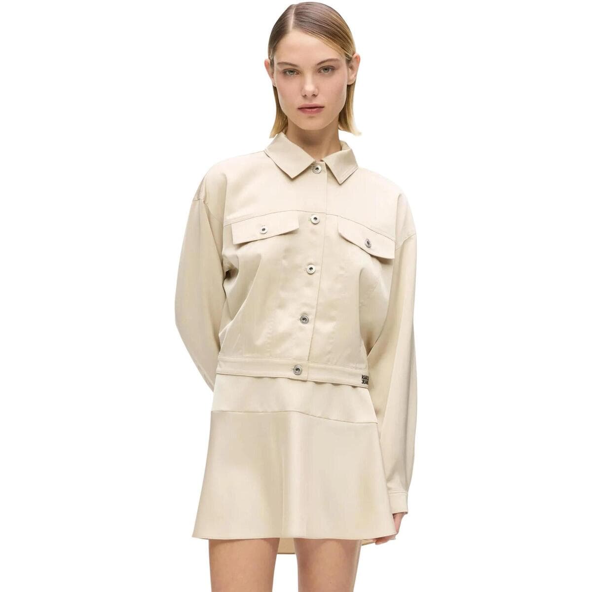 Women's Blazers Karl Lagerfeld Beige