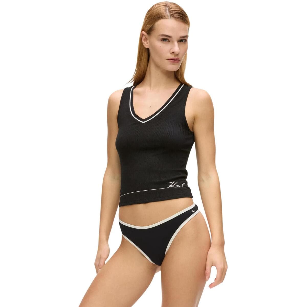 Women's Sleeveless Tops Karl Lagerfeld Black