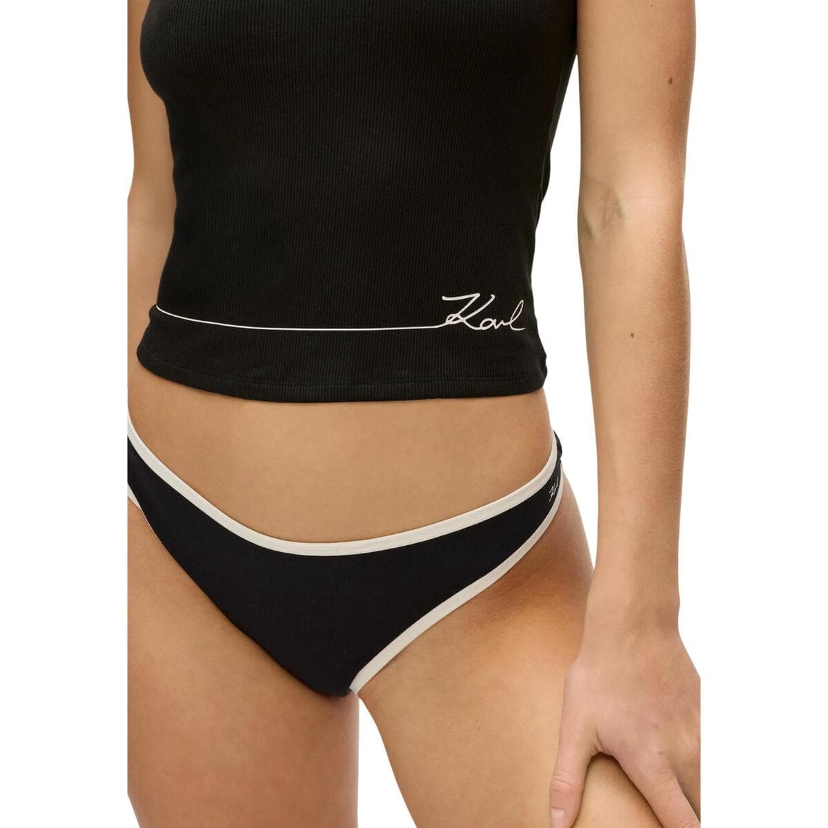 Women's Sleeveless Tops Karl Lagerfeld Black