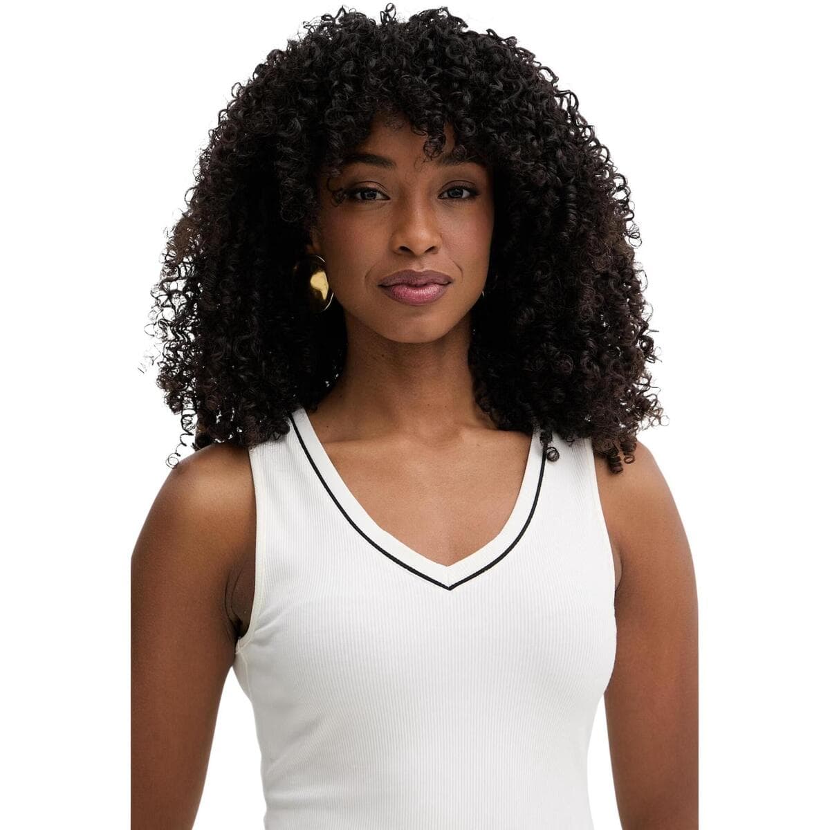Women's Sleeveless Tops Karl Lagerfeld White