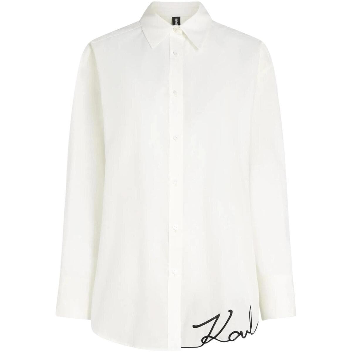 Women's Shirts Karl Lagerfeld White