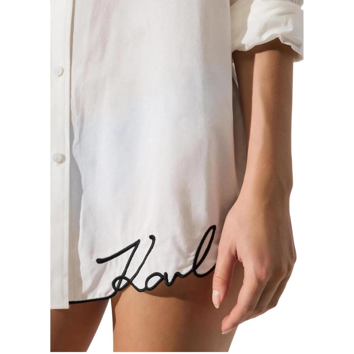 Women's Shirts Karl Lagerfeld White