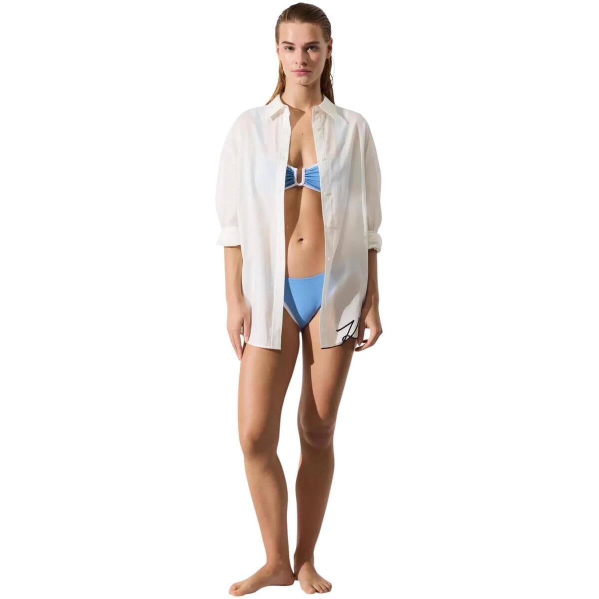 Women's Shirts Karl Lagerfeld White