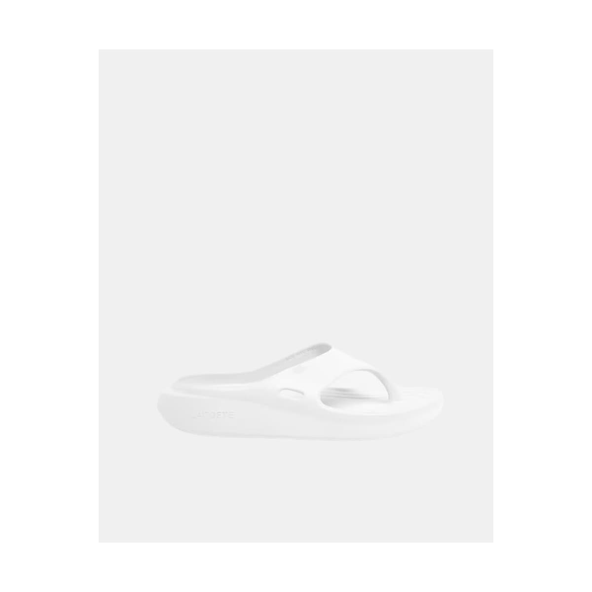 Women's Flip Flops Lacoste White