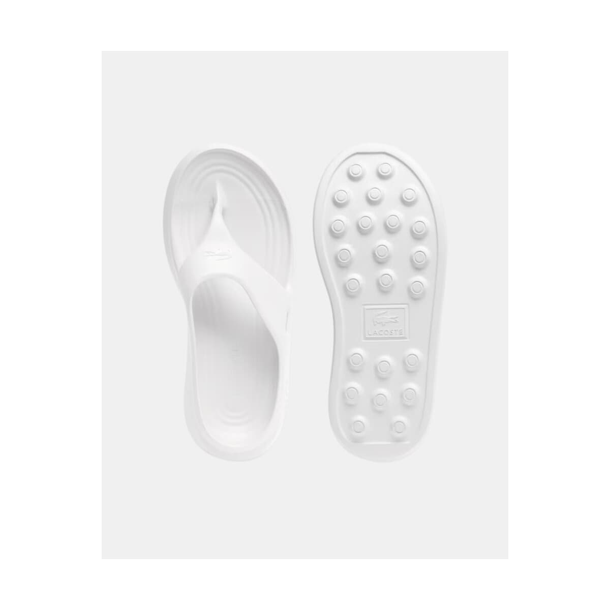 Women's Flip Flops Lacoste White