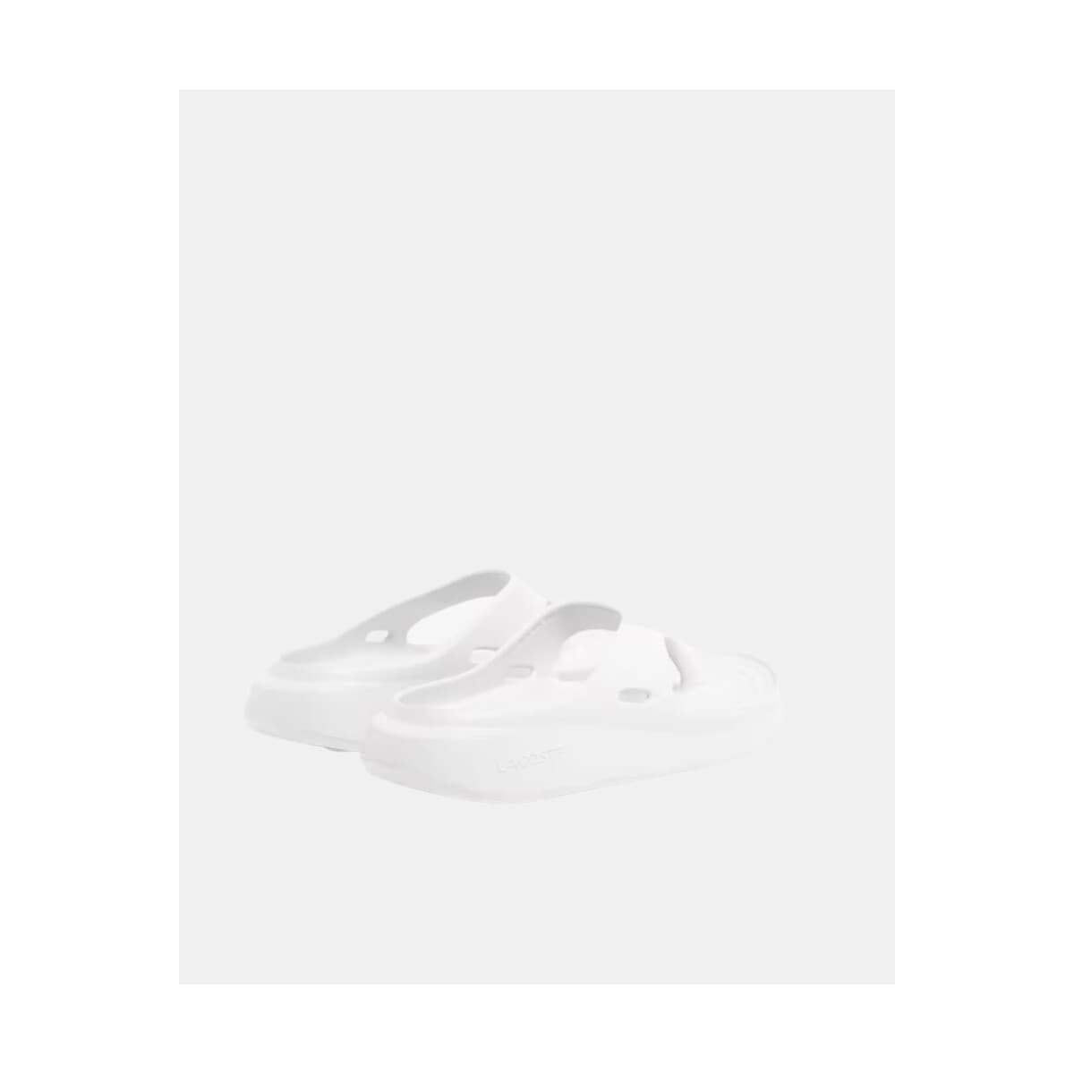 Women's Flip Flops Lacoste White