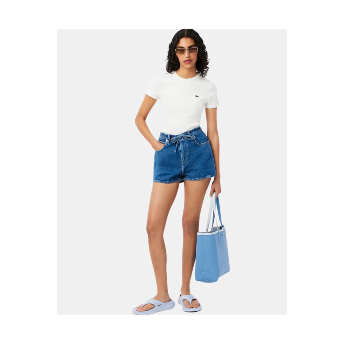 Women's Flip Flops Lacoste Blue