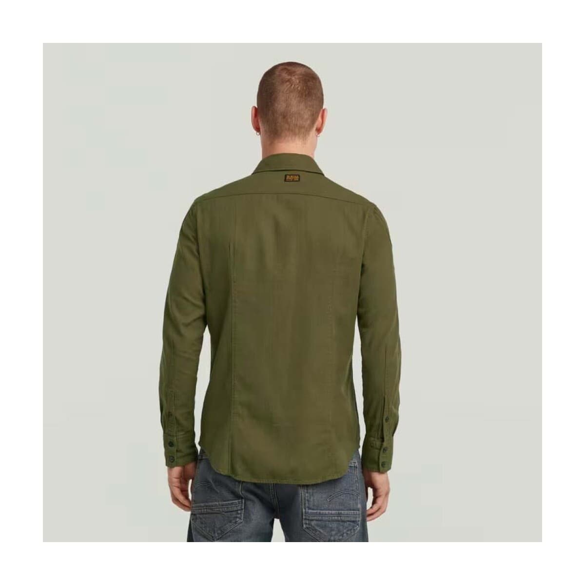 Men's Shirts G-Star Raw Green