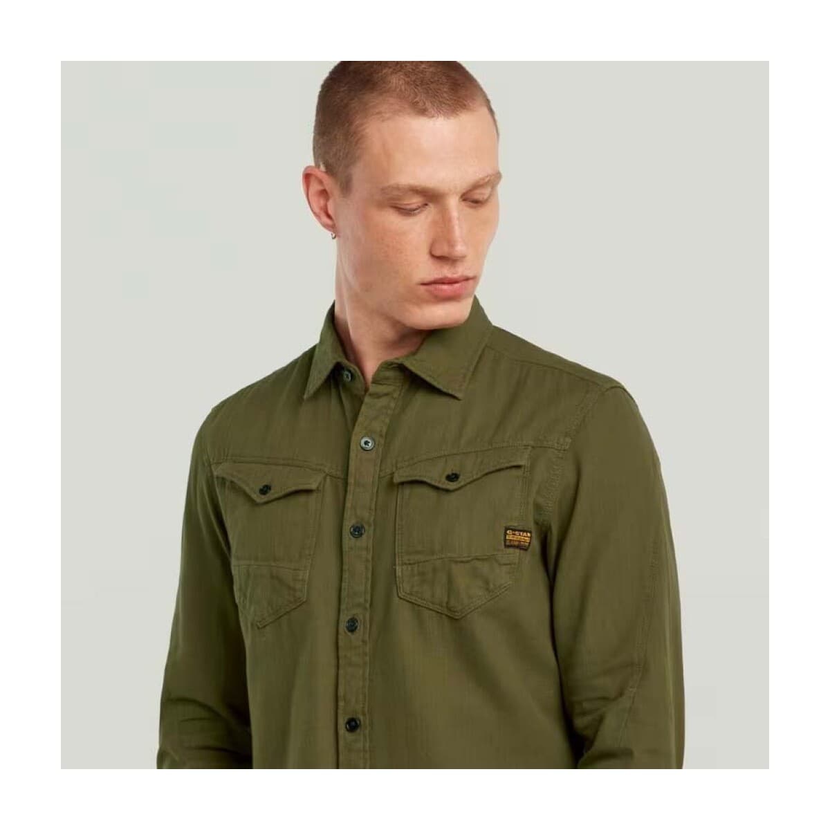 Men's Shirts G-Star Raw Green